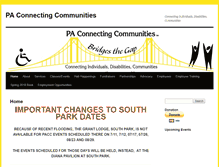 Tablet Screenshot of paconnectingcommunities.org